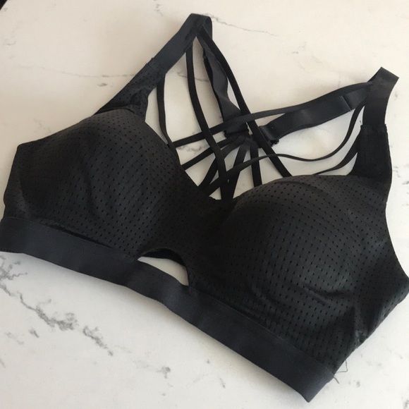Victoria's Secret Other - NWOT- VXSport 34C cross chest Sports Bra - Black